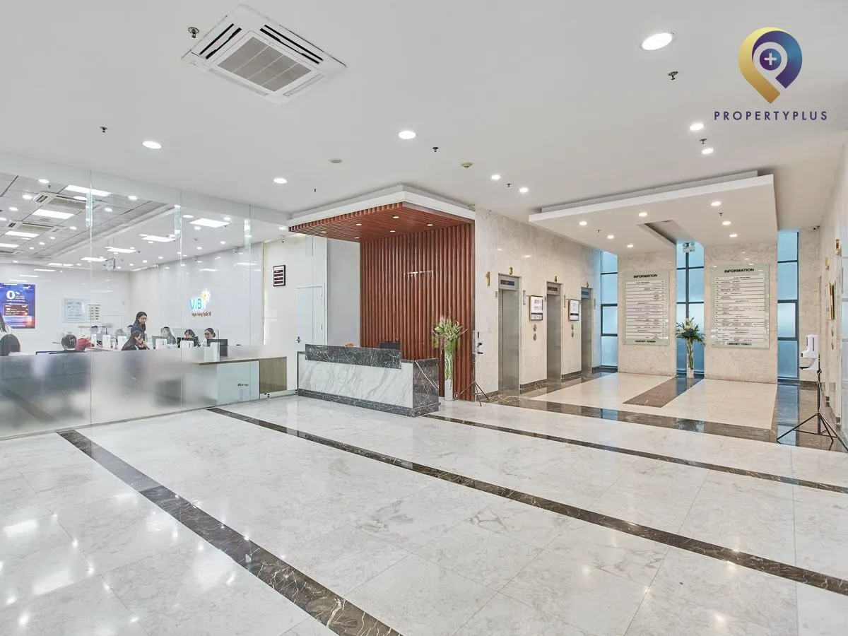 Spacious and elegant lobby at Han Viet Tower ground floor